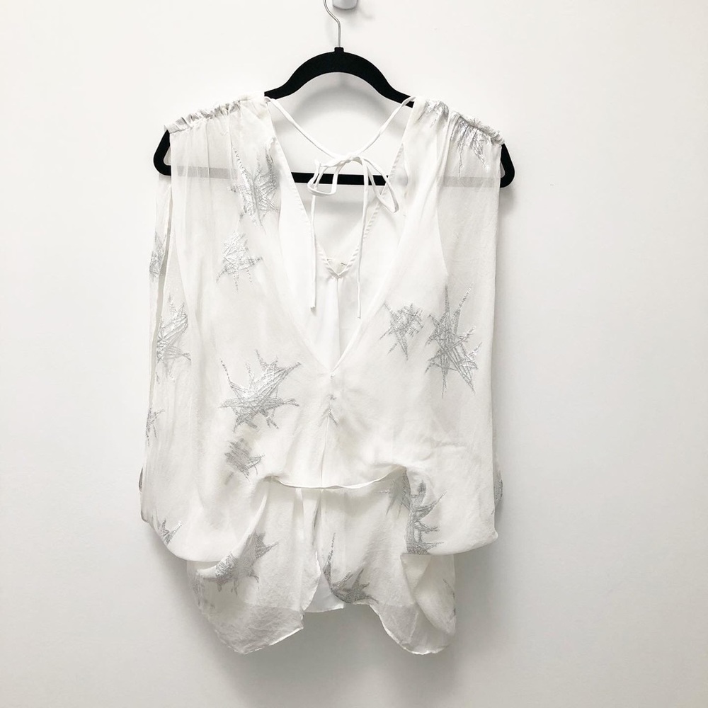 Greylin silk blouse